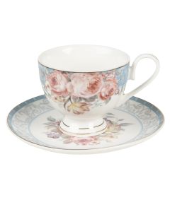 Cup and saucer 11x8x7 cm / ? 15x2 cm / 200 ml - pcs     
