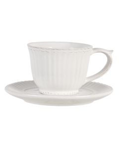 Cup and saucer 12x9x7 cm / ? 15x2 cm / 150 ml - pcs     