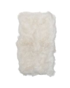 Plaid 6-skin iceland sheep white 210x200cm (ovis aries)