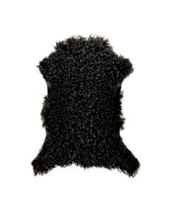 fur lamb spanish curly 60-70cm black (ovis aries)