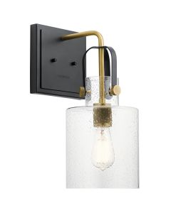 Kitner 1 Light Wall Light - Brass