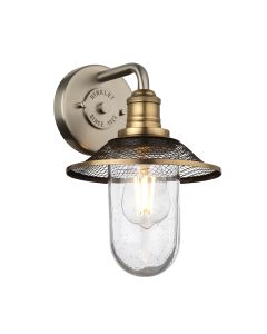 Rigby 1 Light Wall Light - Antique Nickel