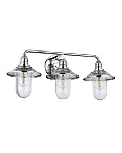 Rigby 3 Light Wall Light - Polished Chrome