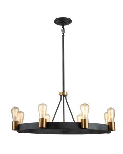 Silas  8 Light Pendant/ Semi-Flush