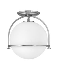 Somerset 1 Light Flush - Nickel