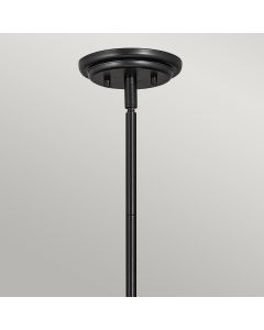 Somerset 1 Light Medium Pendant - Black