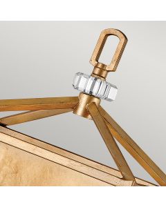 Stinson 2 Light Wall Light - Brass