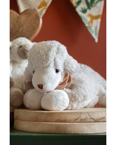 cuddly toy lamb laying 45cm