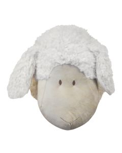 cuddly toy sheep wall head 40cm