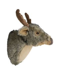 cuddly toy deer wall head 30cm