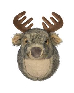 cuddly toy deer wall head 30cm