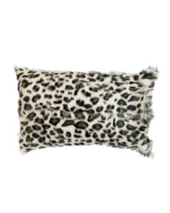 cushion goat leopard brown 30x50cm (capra aegagrus hircus)