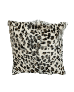 cushion goat leopard brown 40x40cm (capra aegagrus hircus)