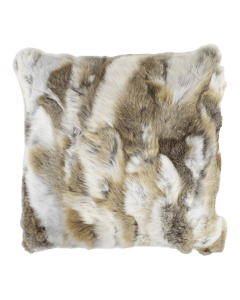 cushion rabbit mix brown 40x40cm (oryctolagus cuniculus)