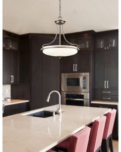 Griffin 4 Light Pendant - Palladian Bronze