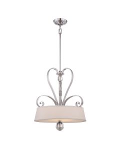 Madison Manor 4 Light Pendant - Imperial Silver