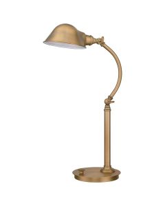 Thompson LED Table Lamp in Aged Brass