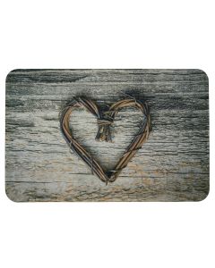 doormat heart twigs 75x50cm