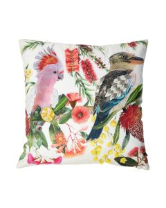 handmade cushion fleury kingfisher 45x45cm