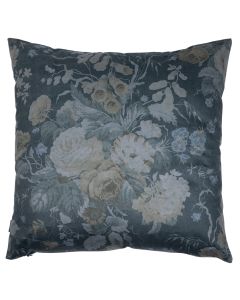 handmade cushion fleury crown roses 45x45cm