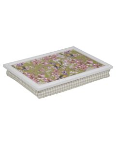 Laptray charming flowers pink 43cm