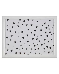 Laptray hearts all over 43cm
