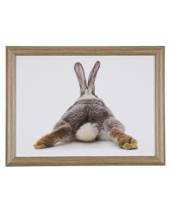 laptray rabbit stretched hind legs 43cm