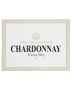 laptray wine chardonnay white 43cm