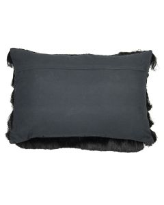 cushion fringes black 40x60cm