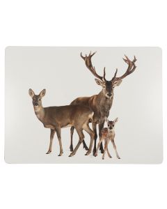 Placemat red deer family 30x40cm (4)