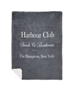 plaid harbour club grey 150x200cm