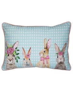 half cushion rabbit 4 35x45cm