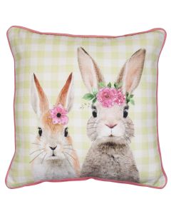 cushion rabbit 2 45x45cm