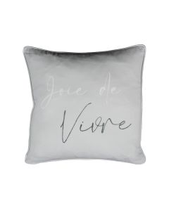 cotton pillow joie de vivre 45x45cm