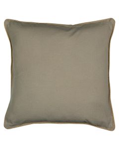cushion beige with jute piping 55x55cm
