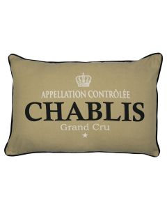 cushion wine chablis camel 40x60cm