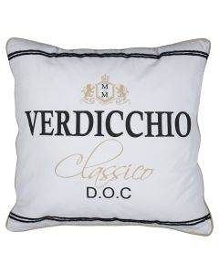 cushion wine verdicchio white 50x50cm
