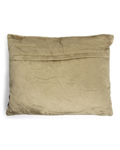 cushion velvet paisley gold 35x45cm