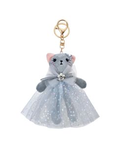 Key chain bear grey - pcs