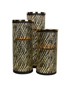wind light cylinder gold zebra wide medium 30cm
