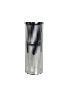 wind light cylinder silver stripe medium 30cm