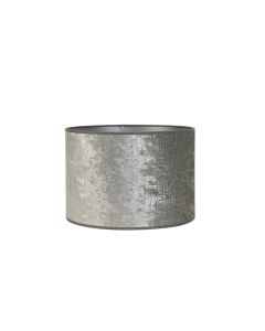 OPT2225057 - Shade cylinder 25-25-18 cm CHELSEA velours silver