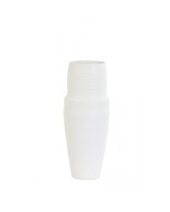 OPT5994226 - Vase deco Ø17,5x44,5 cm PICACHO ceramics matt white