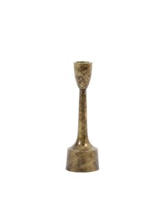 OPT6031818 - Candle holder Ø5,5x18,5 cm CULBY burned antique bronze