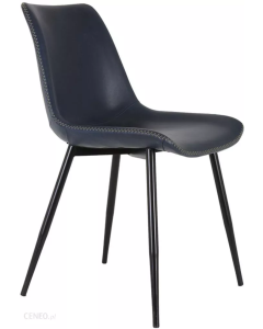 OPT6724531 - Dining chair 56x46x78 cm KOVAC dark blue-black