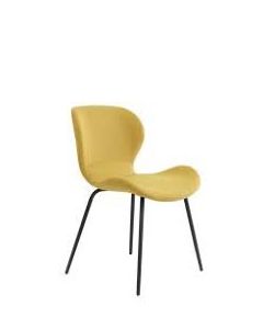 OPT6762960 - Dining chair 57x51x78 cm VIOLET ocher yellow-black