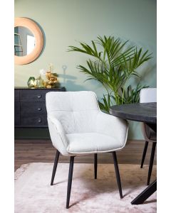 OPT6763080 - Dining chair 60,5x60x87 cm EMILY mint green-black