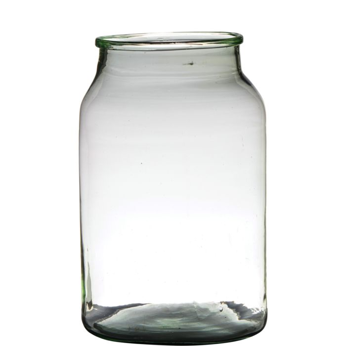 Milky Mouthblown Recycled Milkbottle h34 d22