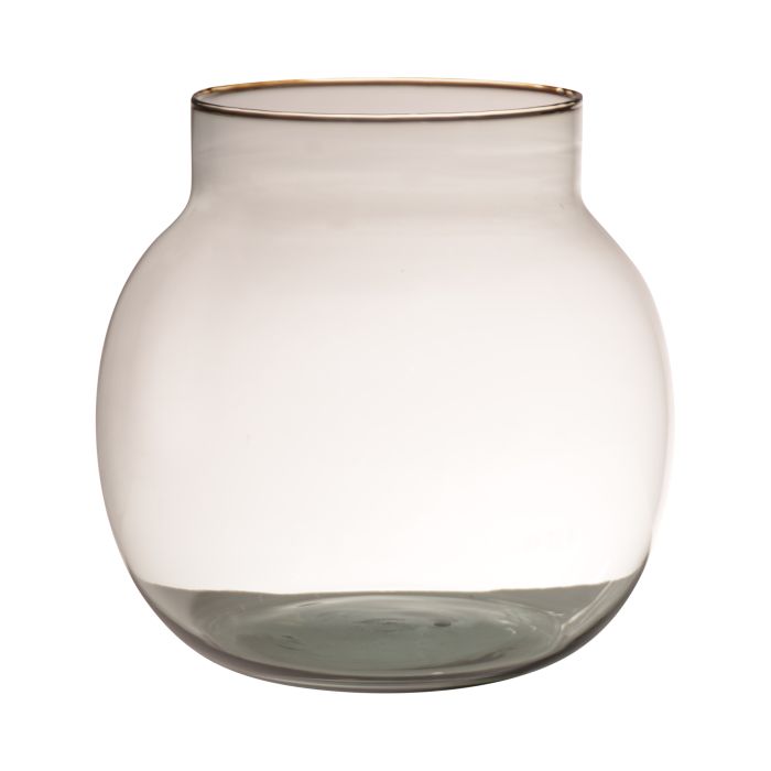 Mouthblown Recycled Ball Vase h23 d23