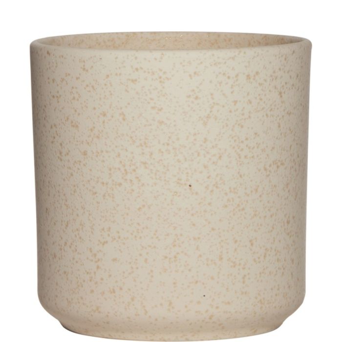 Cylinder Planter Ceramic off white h15 d15